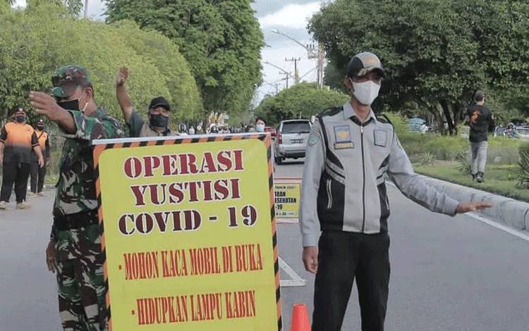 PPKM Level 3, Razia Masker di Palangka Raya Digencarkan