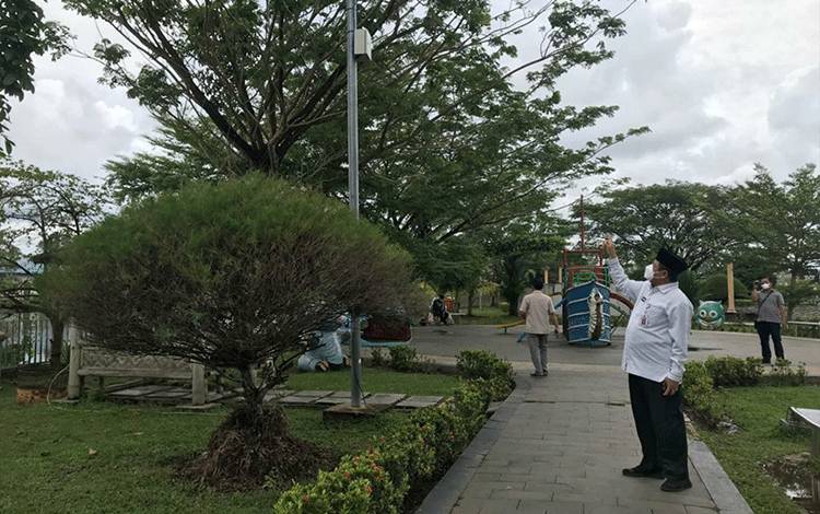 Kawasan Taman Askari Kota Kuala Kapuas.
