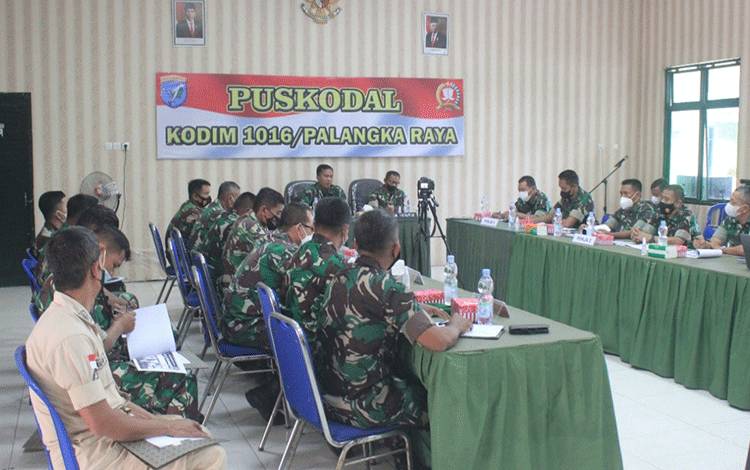 Dandim Palangka Raya Sampaikan Sejumlah Pesan untuk Personel
