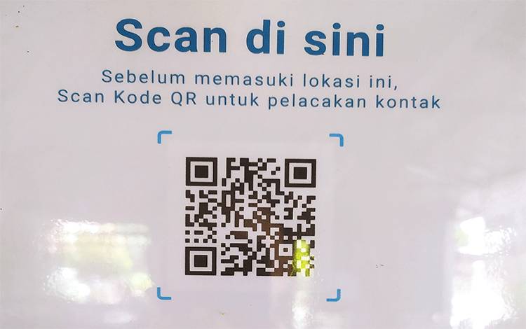 Kunjungi Area Publik, Warga Palangka Raya Diwajibkan Scan QR PeduliLindungi