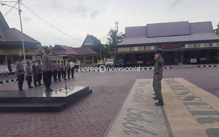 Tingkatkan Sinergitas, Kapolres Seruyan Pimpin Apel Tiga Pilar
