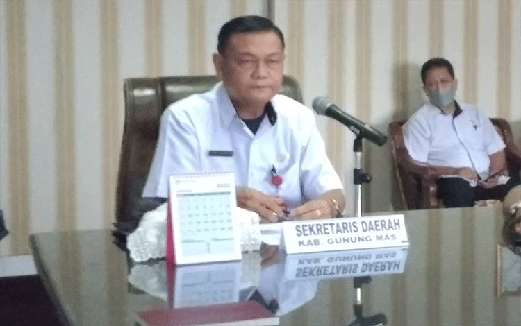 Sekda Gumas Keluarga SE Pengaktifan Posko PPKM Berbasis Mikro Tingkat Desa