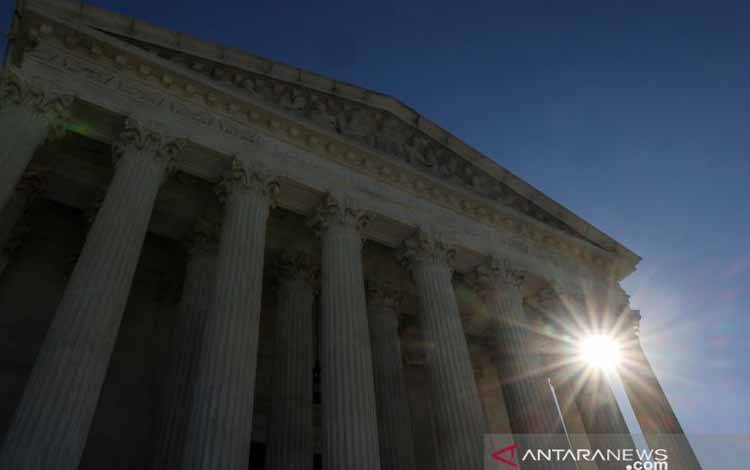 Gedung Mahkamah Agung AS, di Washington, Amerika Serikat, 4 November 2020