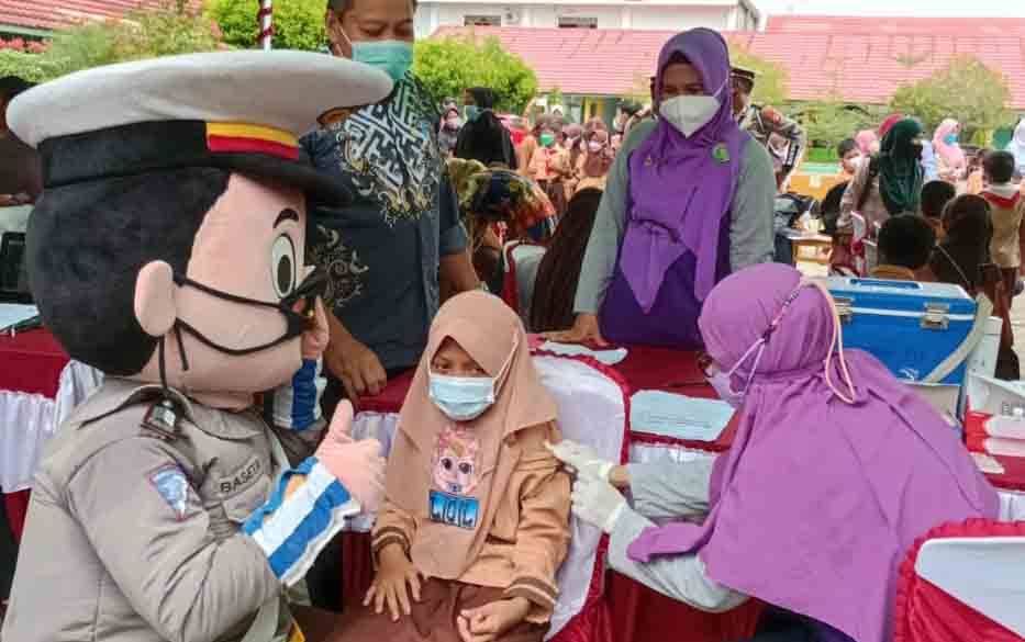 Vaksinasi Anak 6-11 Tahun Di Kotim Baru Capai 42,99%