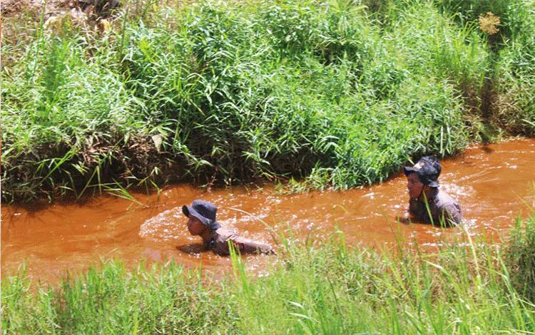 Tempuh 29 Km, 14 Bintara Ditpolairud Polda Kalteng Ikuti Pembaretao?