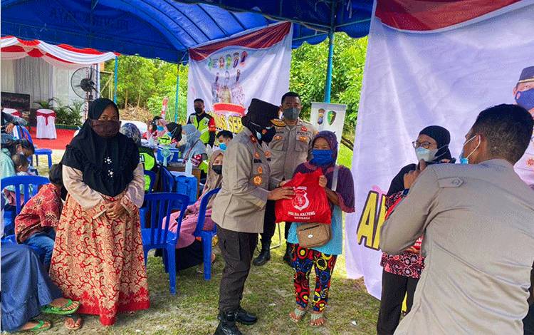 Gerai Vaksinasi Presisi Kembali Digelar di Mapolsek Sebangau