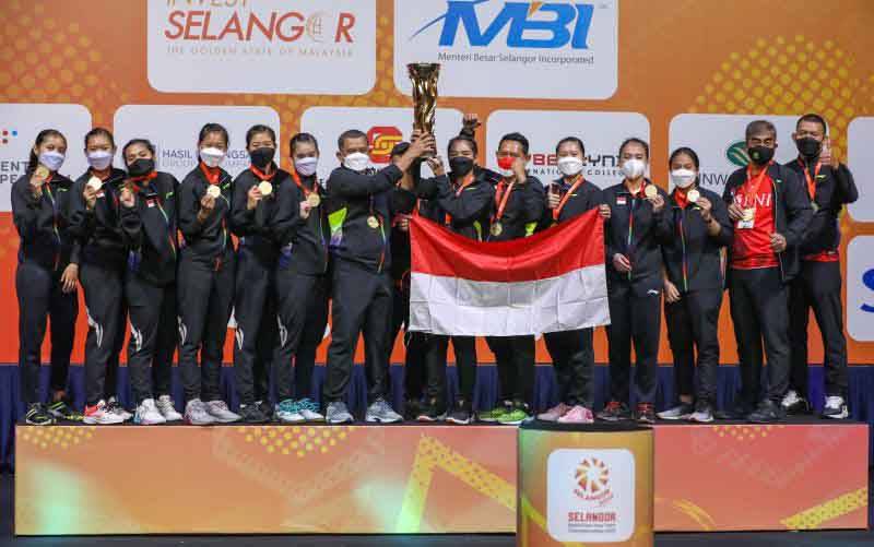 Tim Beregu Putri Indonesia Ukir Gelar Bersejarah di BATC 2022