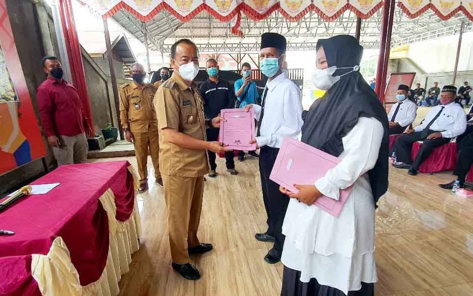Ini Pesan Bupati Seruyan saat Serahkan SK PPPK