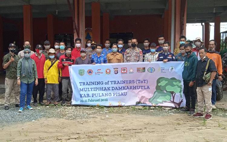 Pemkab Pulang Pisau Gelar Pelatihan Pemadaman Karhutla