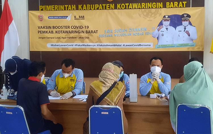 Vaksinasi Booster di Kobar Telah Mencapai 14 Ribu Orang