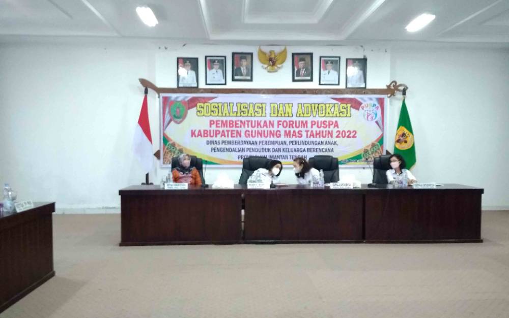 Wabup Gunung Mas Hadiri Sosialisasi dan Advokasi Pembentukan PUSPA