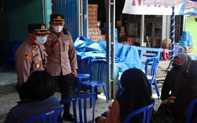 Kapolres Kapuas Tinjau Pelaksanaan Vaksinasi Covid-19 dan Ikuti Vicon Serentak