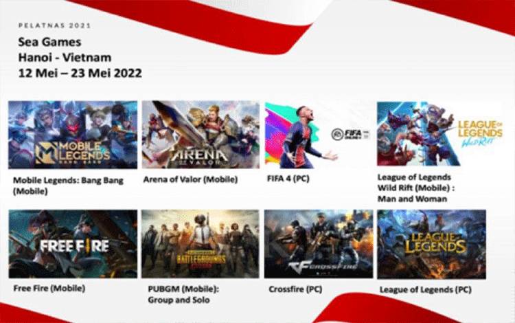 Daftar Pelatih dan Atlet Esport Terpilih untuk Pelatnas SEA Games 2022