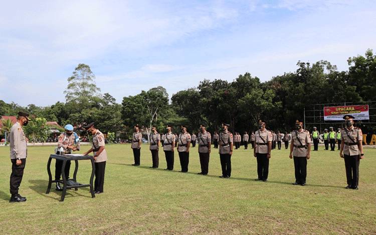 Enam Pejabat Polres Lamandau Berganti, dari Kabag Hingga Kapolsek