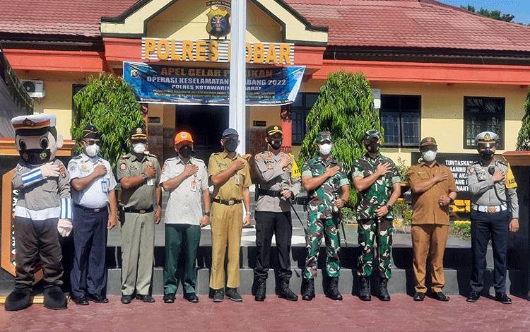 Polres Kobar Gelar Operasi Keselamatan Telabang 2022, Tingkatkan Tertib Berlalulintas dan Disiplin Prokes