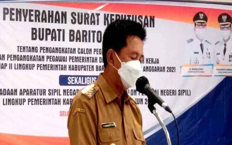 106 CPNS Diberikan Masa Percobaan Selama Setahun di Barito Utara