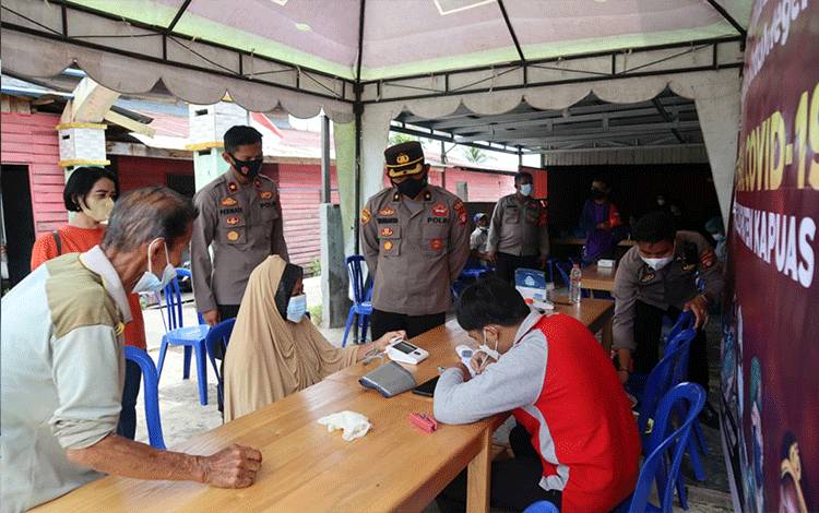 Segini Progres Capaian Pelaksanaan Vaksinasi Covid-19 di Kapuas
