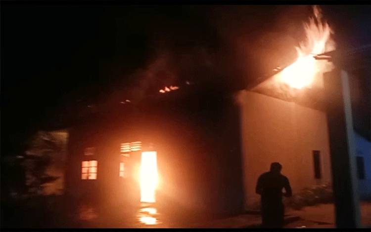 Kebakaran Hanguskan Rumah Warga di Palangka Raya