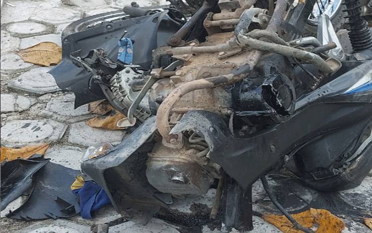 Pikap Vs Revo Adu Kuat di Kasongan, 2 Penumpang Motor Luka Parah