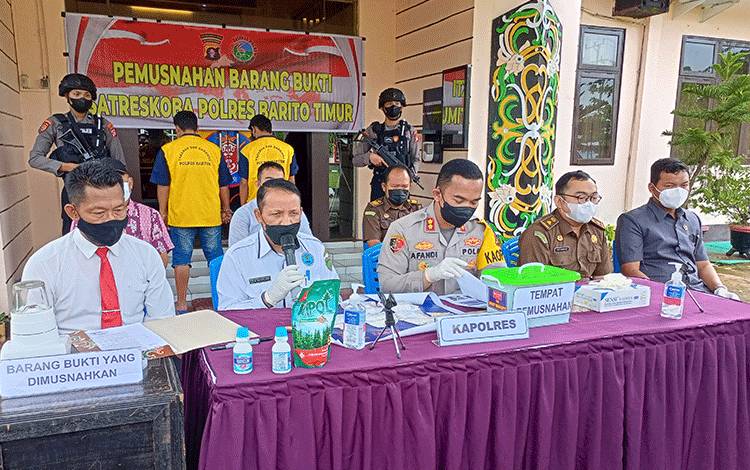 Kepala BNNK Apresiasi Polres Barito Timur Ungkap Peredaran Sabu Terbesar