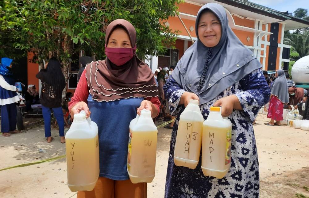 Kuantitas Minyak Goreng Curah Yang Disalurkan PT SSMS tbk Semakin Meningkat
