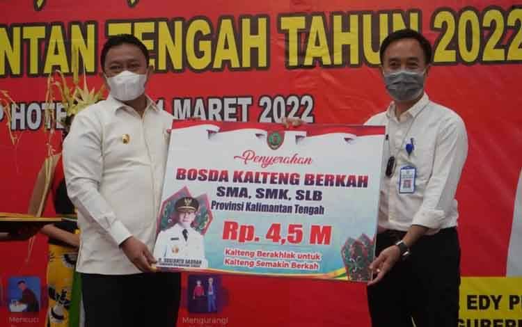 Wakil Gubernur Harap Satuan Pendidikan di Kalteng Kelola Dana BOS Dengan Baik