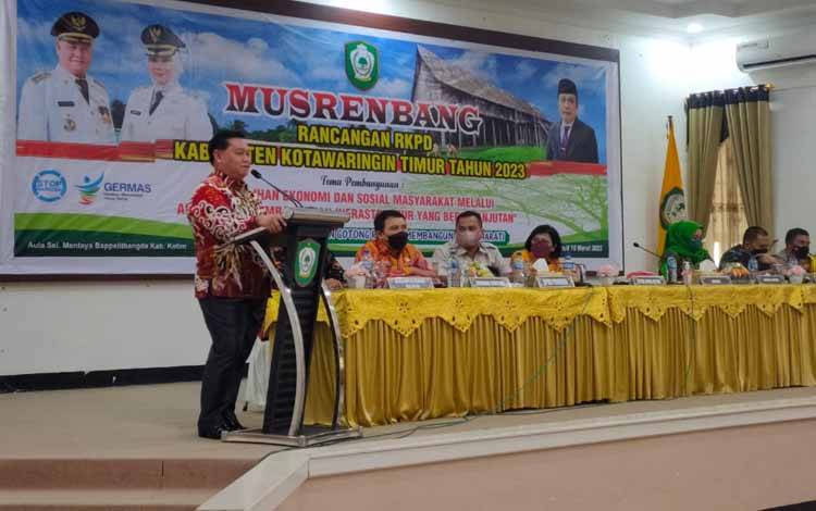 Musrenbang Rancangan RKPD Kotim Dihadiri Anggota DPR RI dan DPRD Kalteng