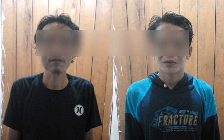 Polsek Dusun Tengah Tangkap 2 Pencuri Sawit Milik PT BKI