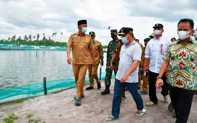 Shrimp Estate Kalteng Terus Dikembangkan