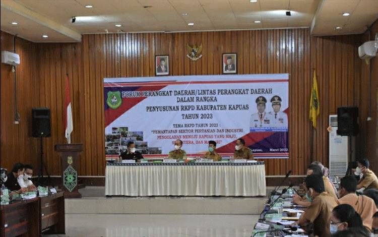 Selaraskan Program Kegiatan OPD di Kabupaten Kapuas Lewat Forum Penyusunan RKPD