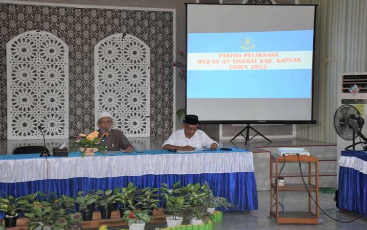 Pelaksanaan MTQ ke 45 Tingkat Kabupaten Kapuas Dipindahkan ke Kecamatan Selat