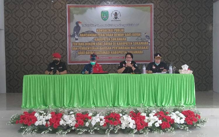 Ketua DAD Sukamara Tekankan Beberapa Poin Pada Konsultasi Publik?