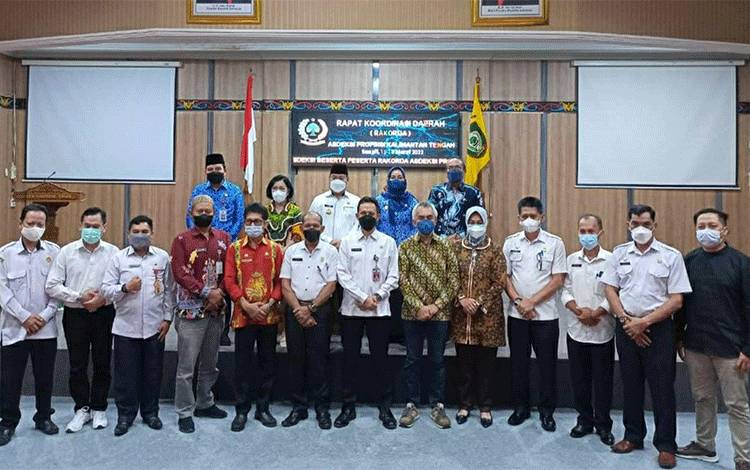 Sekretaris DPRD Kapuas Hadiri Rakorda Asdeksi se Kalteng