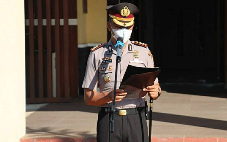 Kapolres Kapuas Berikan Arahan Ini Kepada Personel Saat Pimpin Apel