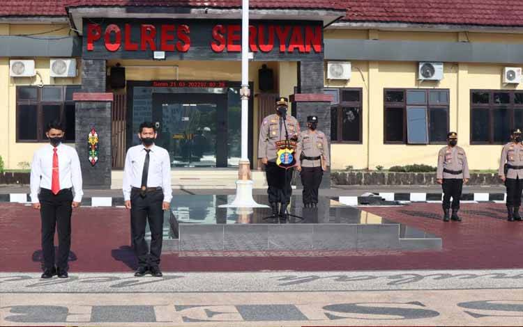 Pimpin Pelaksanaan Apel, Ini Arahan Kapolres Seruyan