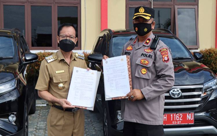 Polres Katingan Dapat Bantuan Kendaraan dari Pemerintah