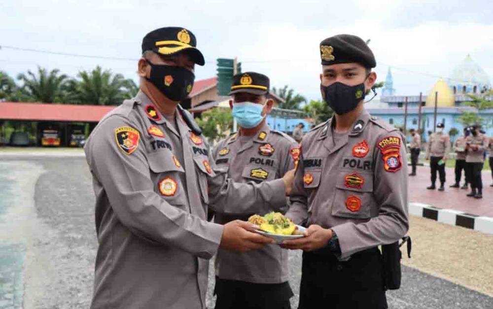 Polres Katingan Gelar Syukuran HUT ke 27 Polda Kalteng Secara Sederhana