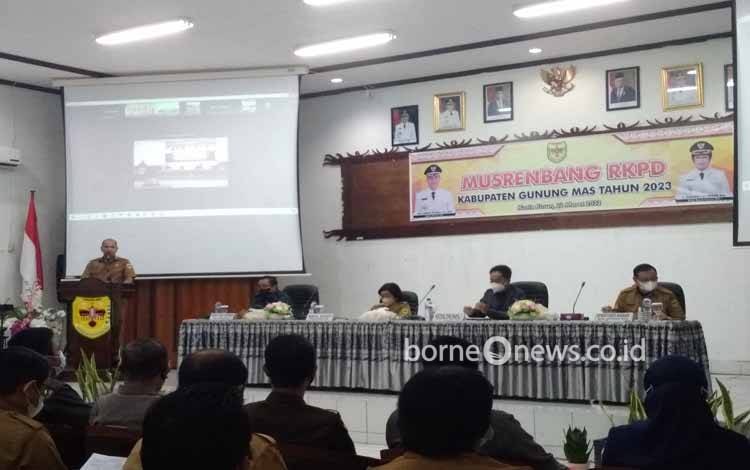 Bupati Gunung Mas Beberkan Pentingnya Musrenbang Kabupaten