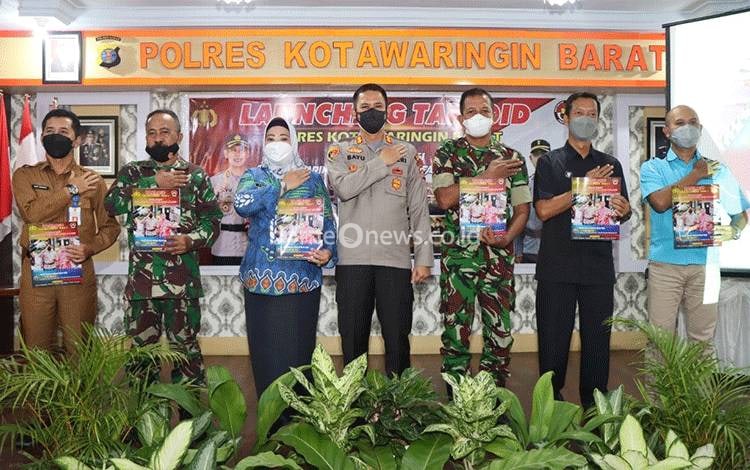 Polres Kobar Launching Tabloid Kobar Daktasi