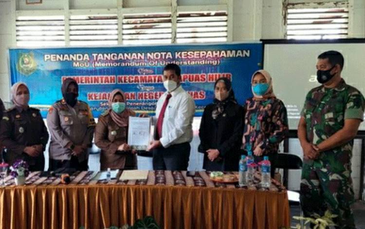 Legislator Kapuas Ini Apresiasi Kerja Sama Kejari dan Kecamatan Kapuas Hilir