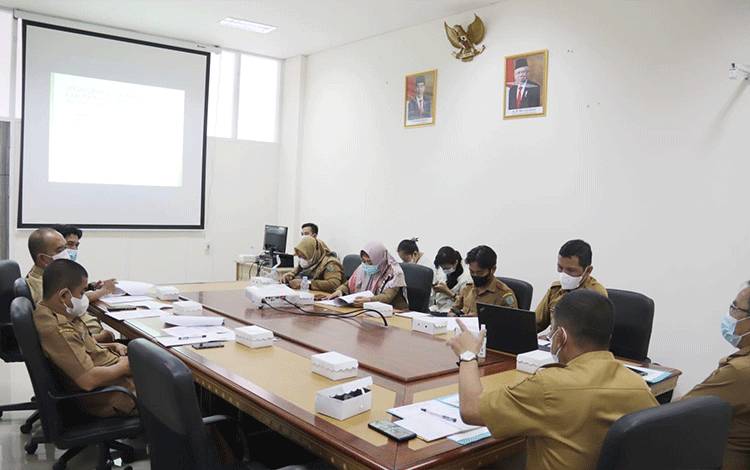 Suasana rakor PPID Diskominfostandi Pulpis.