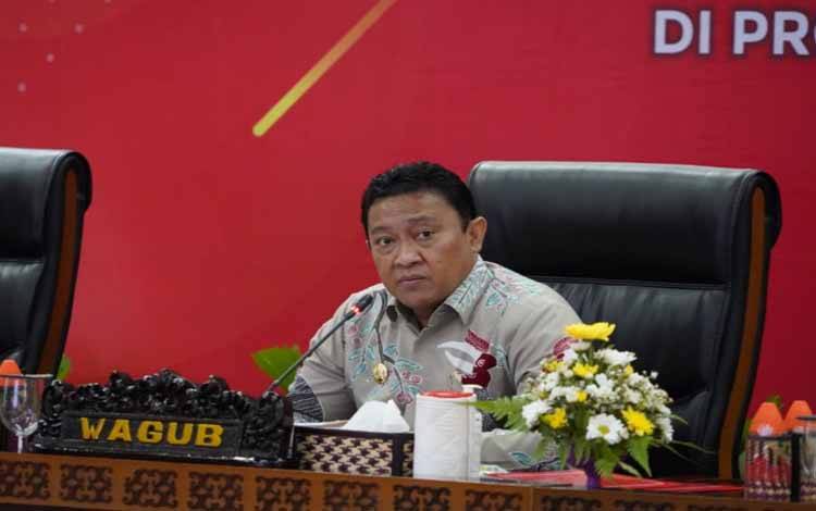 Wakil Gubernur Kalteng Minta Bupati dan Wali Kota Terus Evaluasi Capaian Vaksinasi