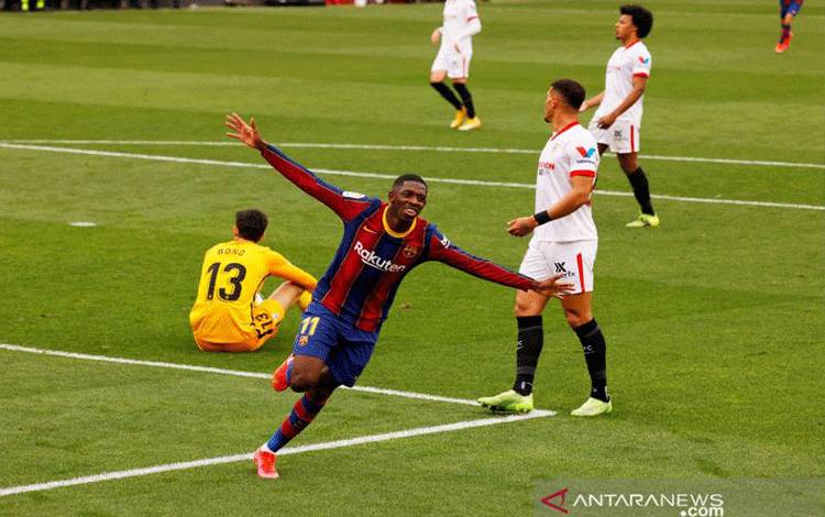 Jordi Alba Berharap Barcelona Perpanjang Kontrak Ousmane Dembele