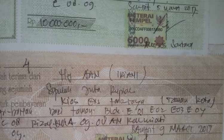 Uang Hasil Jual Kios Diserahkan kepada Kepala Dinas, Akui yang Diberi Hanya Rp 300 Ribu