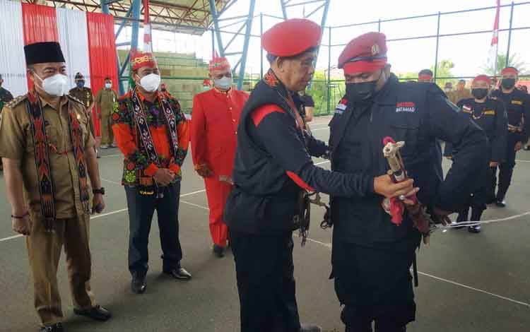 Komandan Brigade dan Pengurus Batamad Seruyan Dilantik