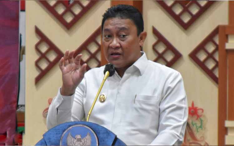 Wakil Gubernur Kalimantan Tengah, Edy Pratowo di Hotel Luwansa Palangka Raya, Selasa 29 Maret 2022