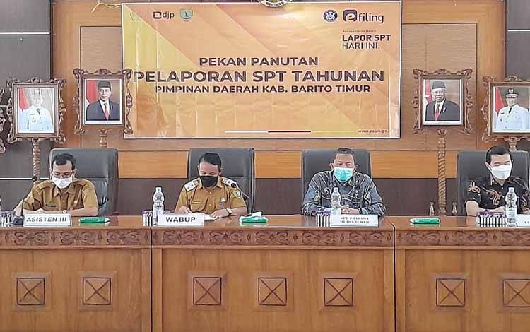 Wakil Bupati Barito Timur Ajak Masyarakat Segera Lapor SPT Tahunan