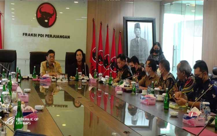 Bupati Kotim Bersama Kepala SOPD Lakukan Pertemuan dengan Anggota DPR RI Dapil Kalteng