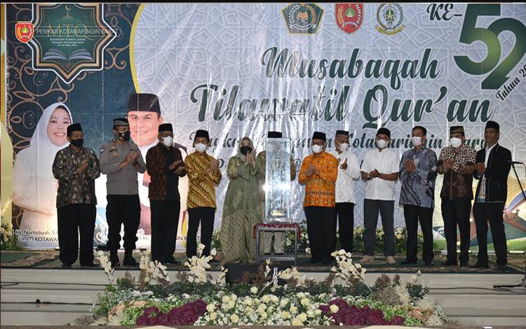 MTQ Ke- 52 Resmi Ditutup, Kecamatan Arut Selatan Juara Umum