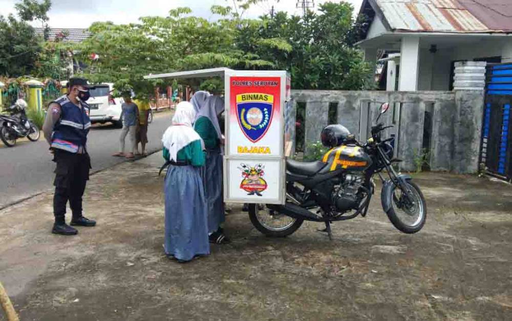 Ini Cara Polres Seruyan Tingkatkan Minat Baca Masyarakat